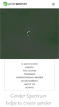 Mobile Screenshot of genderspectrum.org